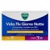 Vicks Flu Giorno e Notte 12 Compresse Giorno + 4 Compresse Notte