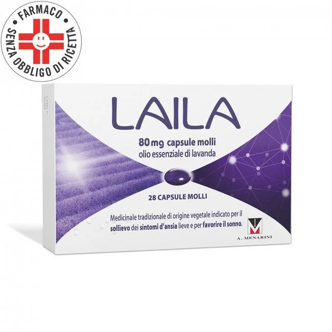 Laila 80 mg, ansia e insonnia 28 capsule