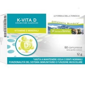 K-VITAMINA D è una formulazione a base di vitamina D3 (colecalciferolo) da 2000 U.I. a compressa