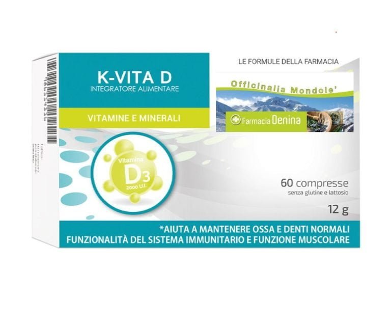 K-VITAMINA D è una formulazione a base di vitamina D3 (colecalciferolo) da 2000 U.I. a compressa