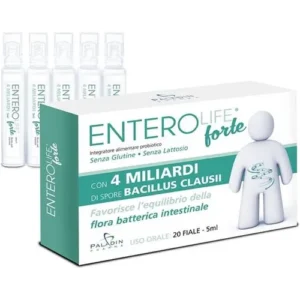 Enterolife Forte 4 Miliardi 20 flaconcini - Integratore Probiotico